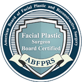 Facial Plastic Surgeon Board Certified seal image