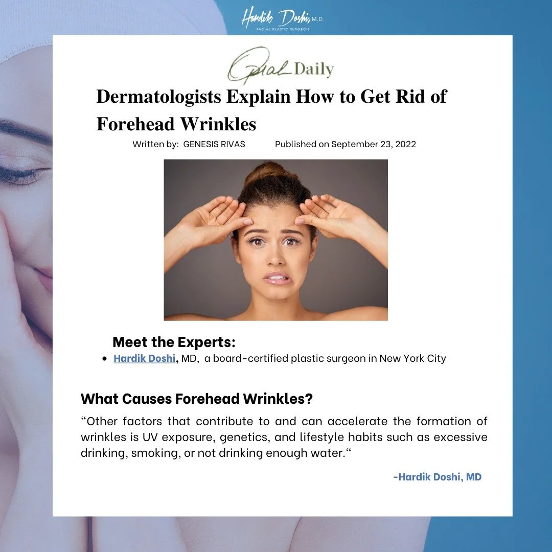 Dermatologists Explain How to Get Rid of Forehead Wrinkles