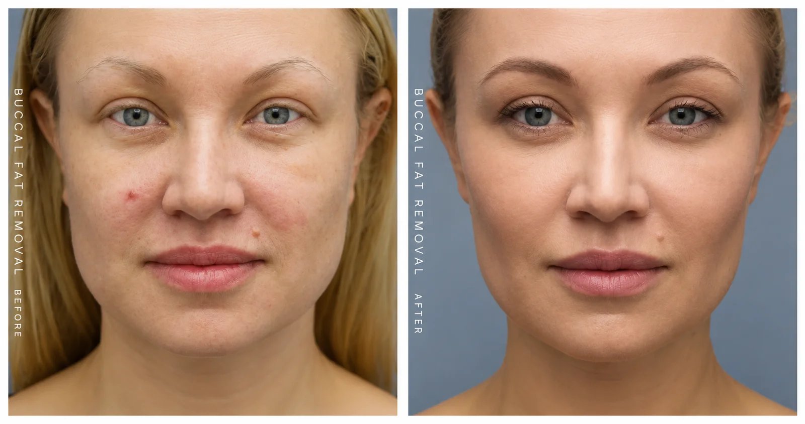 Buccal fat removal before and after by Dr. Hardik Doshi